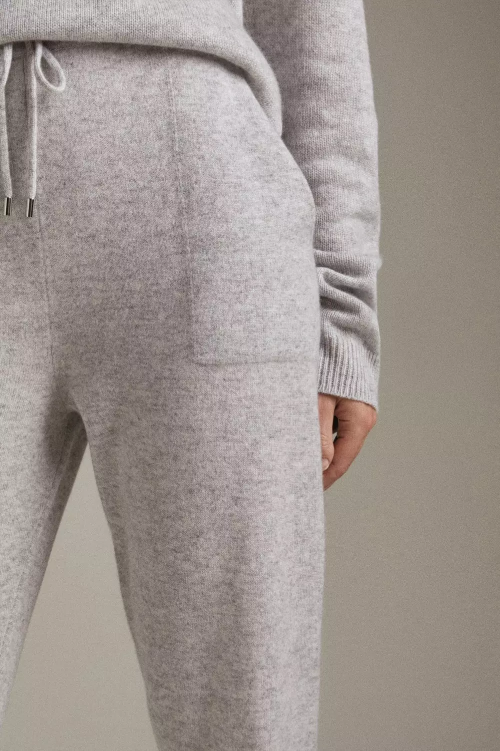 Cashmere jogger set online women's